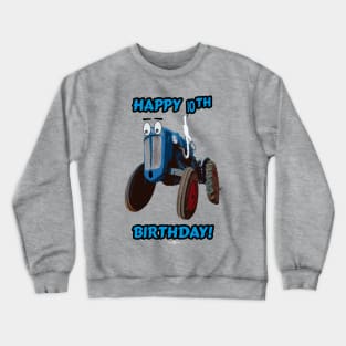 Happy 10th birthday tractor design Crewneck Sweatshirt